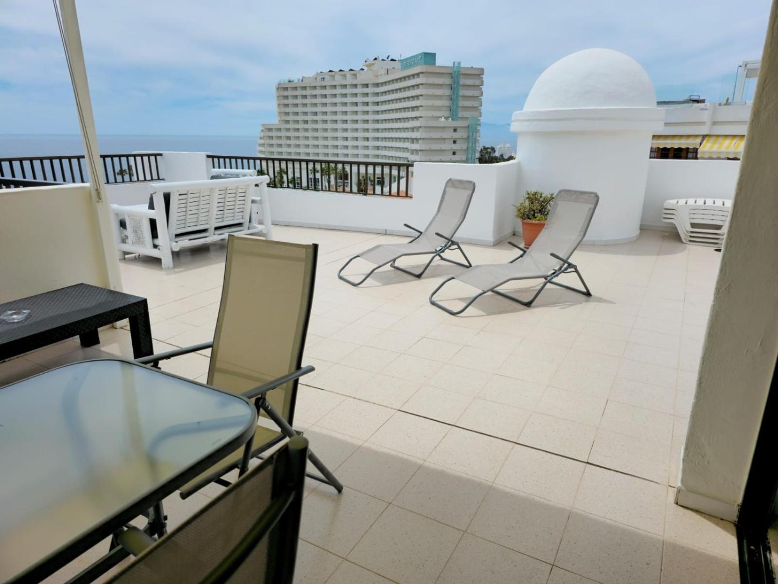 Апартаменти Penthouse Sea View Jacuzzy Terrace & Pool Плайя-Фаньябе Екстер'єр фото