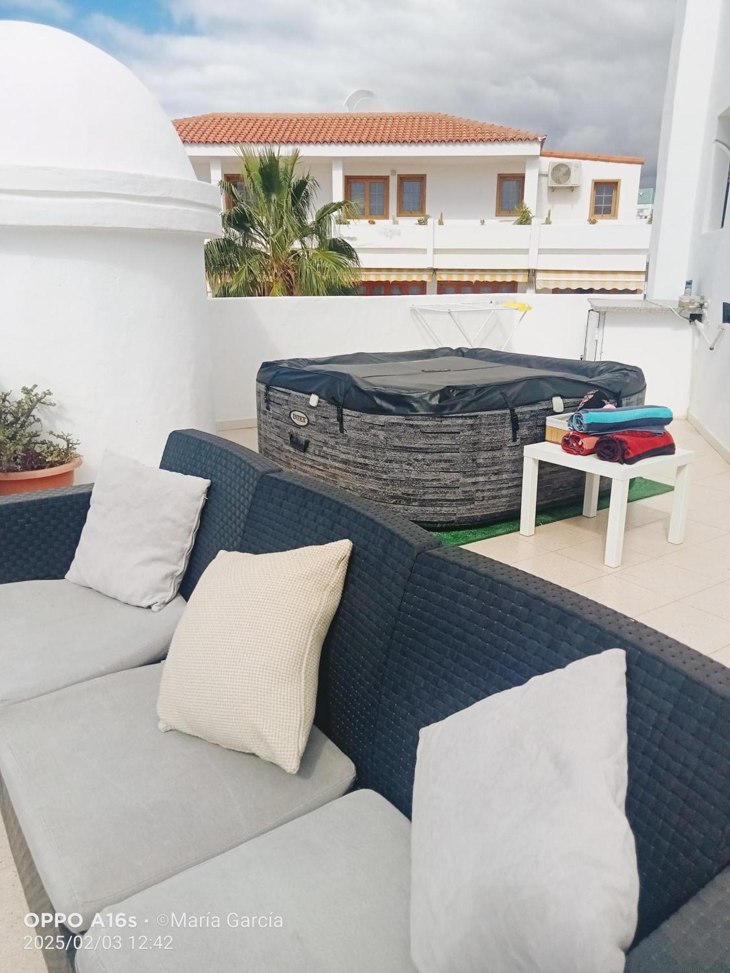 Апартаменти Penthouse Sea View Jacuzzy Terrace & Pool Плайя-Фаньябе Екстер'єр фото